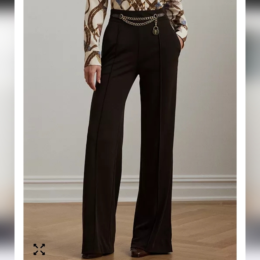 Ralph Lauren Brown Wide Leg Pants